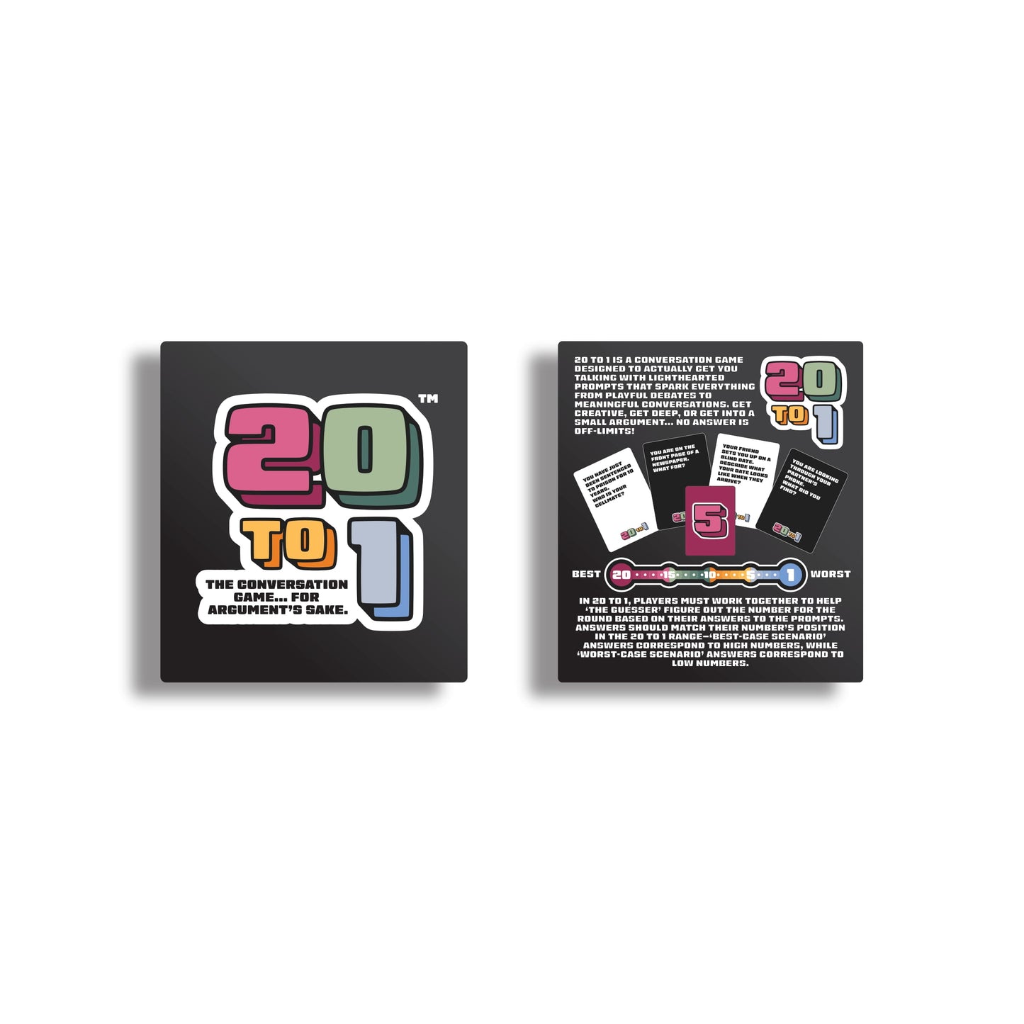 20 TO 1 CONVERSATION CARD GAME